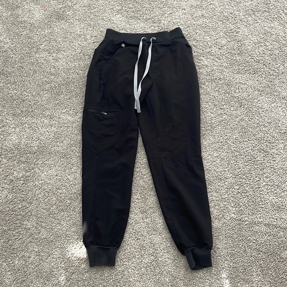 Figs Black Jogger Pants